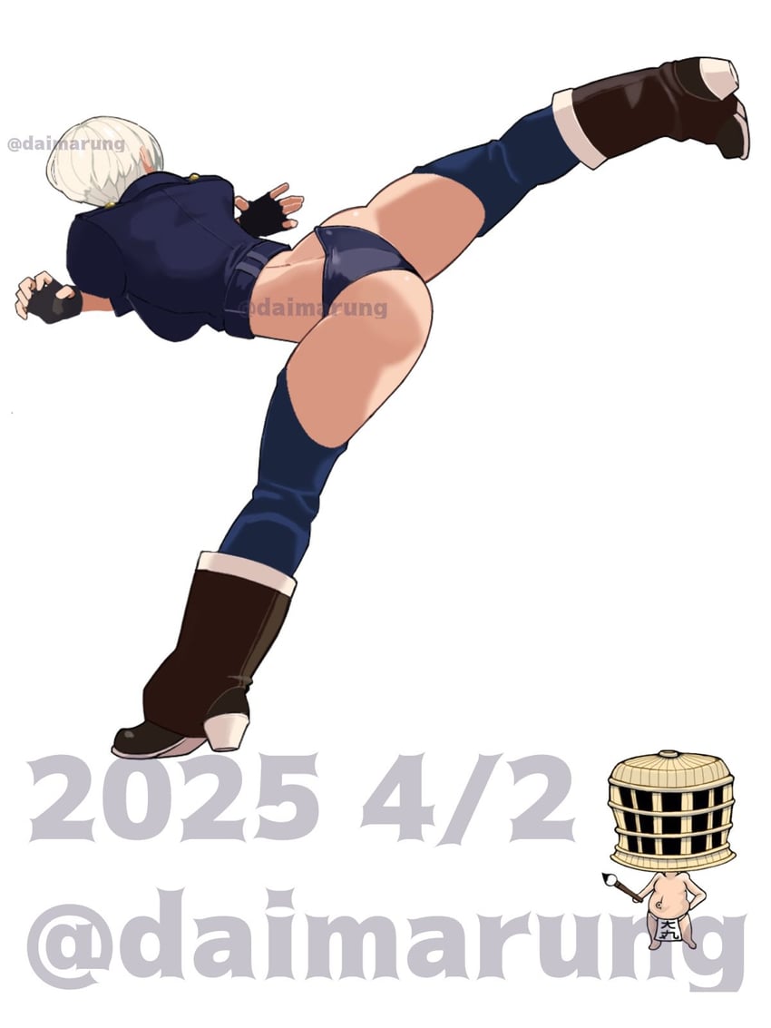 angel (the king of fighters and 2 more) drawn by daimaru_(s29y2c)