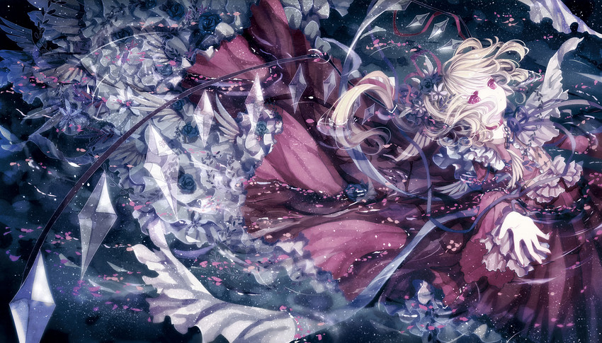 flandre scarlet (touhou and 1 more) drawn by yasato