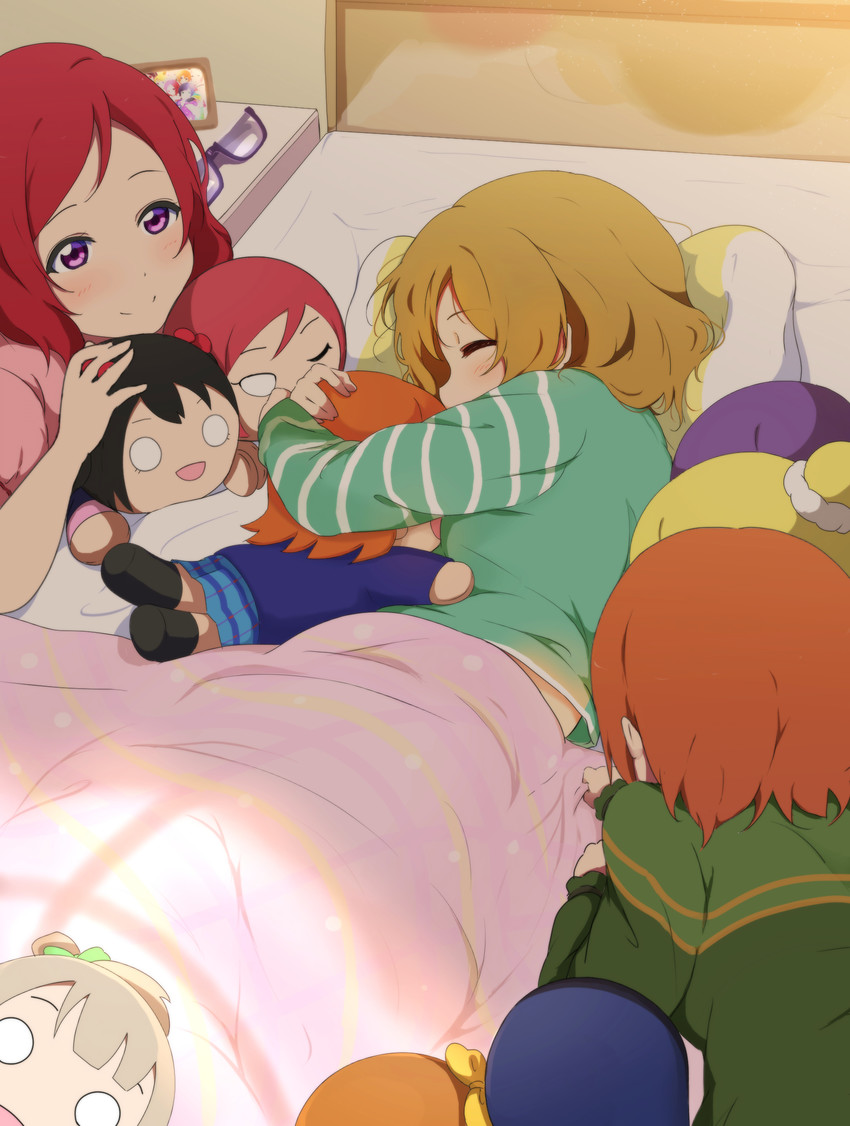 nishikino maki, tojo nozomi, sonoda umi, yazawa nico, ayase eli, and 4 more (love live! and 1 more) drawn by icehotmilktea