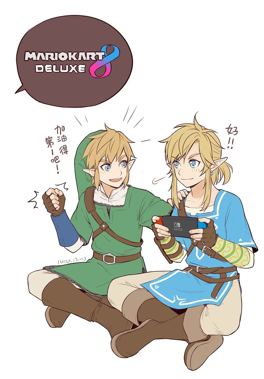 link (the legend of zelda and 6 more) drawn by ruru_(lulubuu)