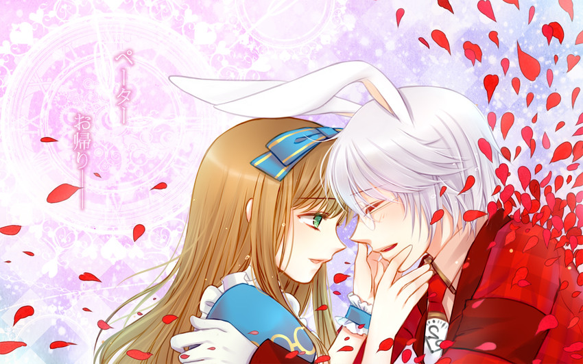 alice liddell and peter white (heart no kuni no alice) drawn by huimengli