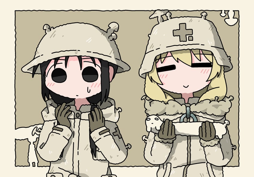 chito, yuuri, and nuko (shoujo shuumatsu ryokou) drawn by emesan_desu