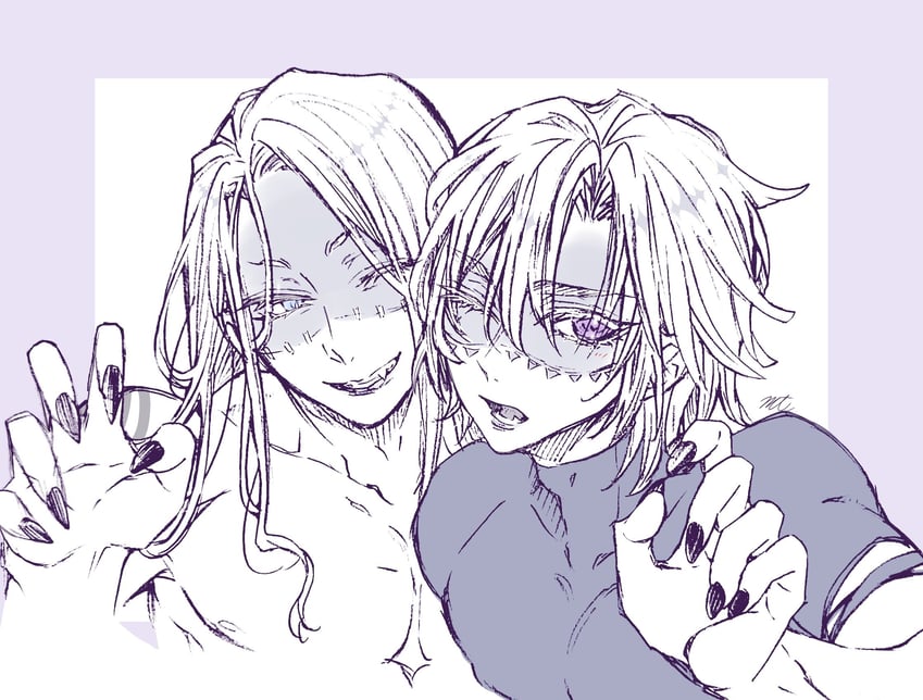 tezcatlipoca and daybit sem void (fate and 1 more) drawn by gg_uruk
