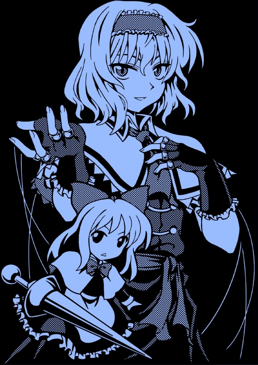 alice margatroid and shanghai doll (touhou) drawn by macaroni_and_cheese_(artist)