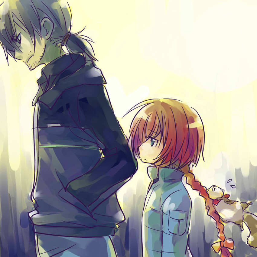 hei, suou pavlichenko, and petya (darker than black) drawn by sou_(salon)