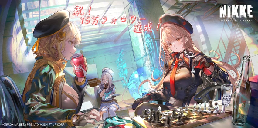 anis, rapi, and neon (goddess of victory: nikke) drawn by hitaki_yuu