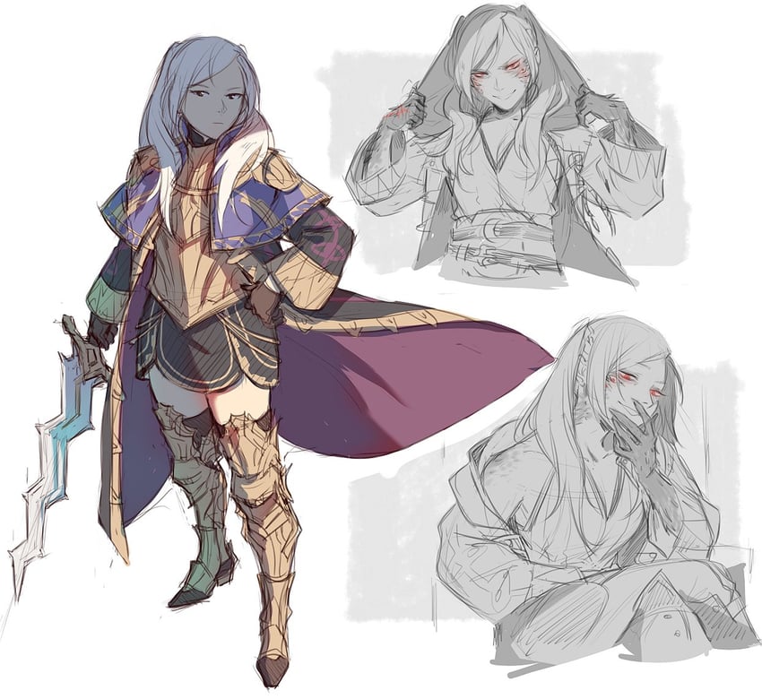 female robin (fire emblem and 1 more) drawn by maiqo