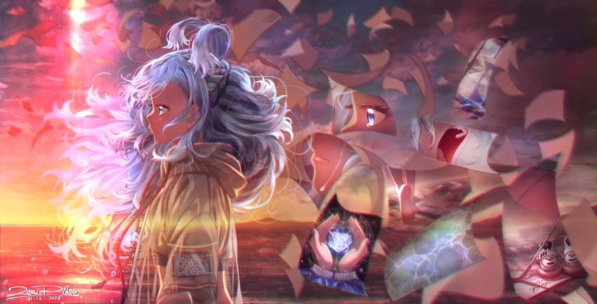 kobo kanaeru (hololive and 1 more) drawn by zoru_pines