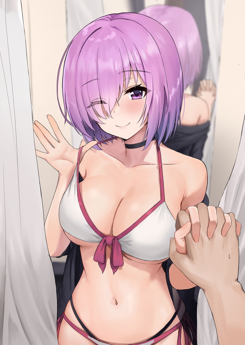 mash kyrielight (fate and 1 more) drawn by ayul_(ayulneri_92)