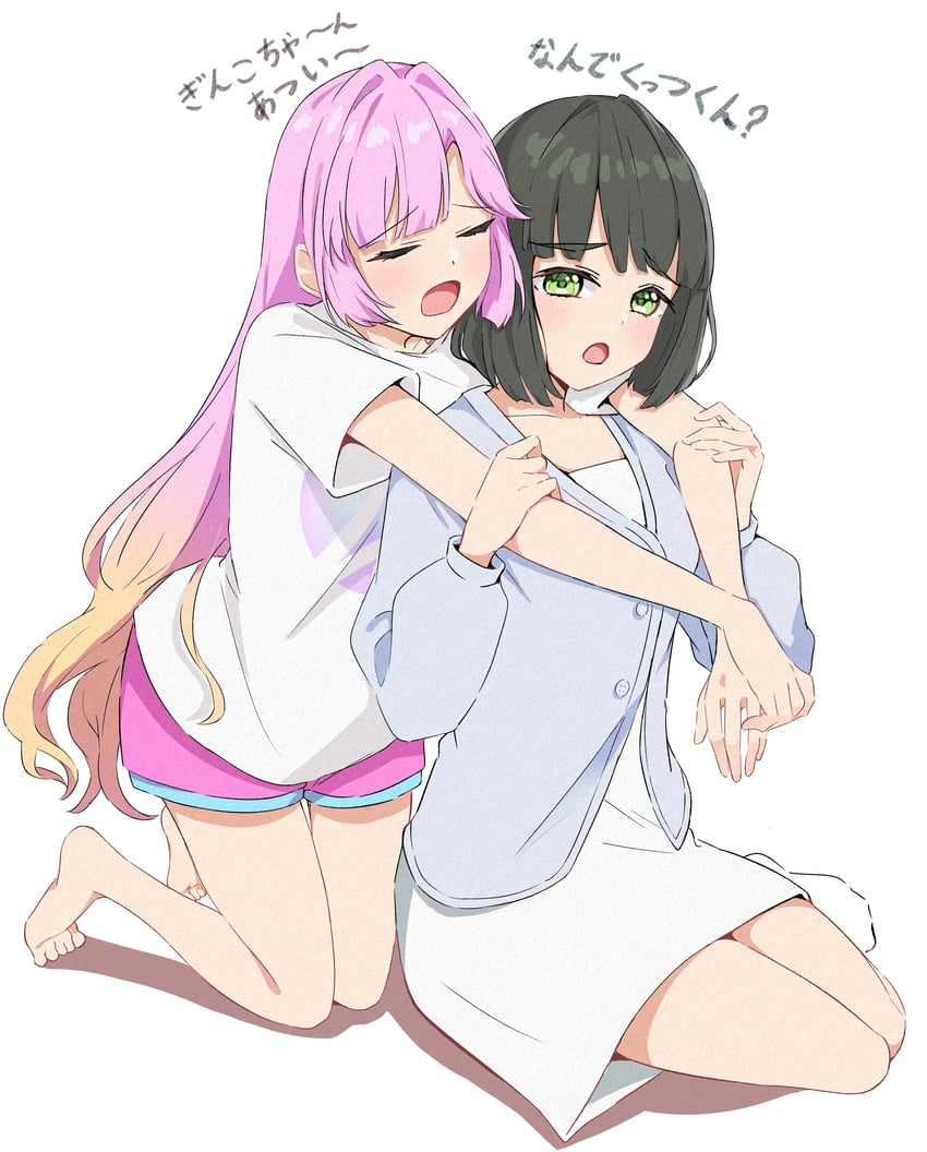 momose ginko and anyoji hime (love live! and 1 more) drawn by tomoe_(tomoe_200)