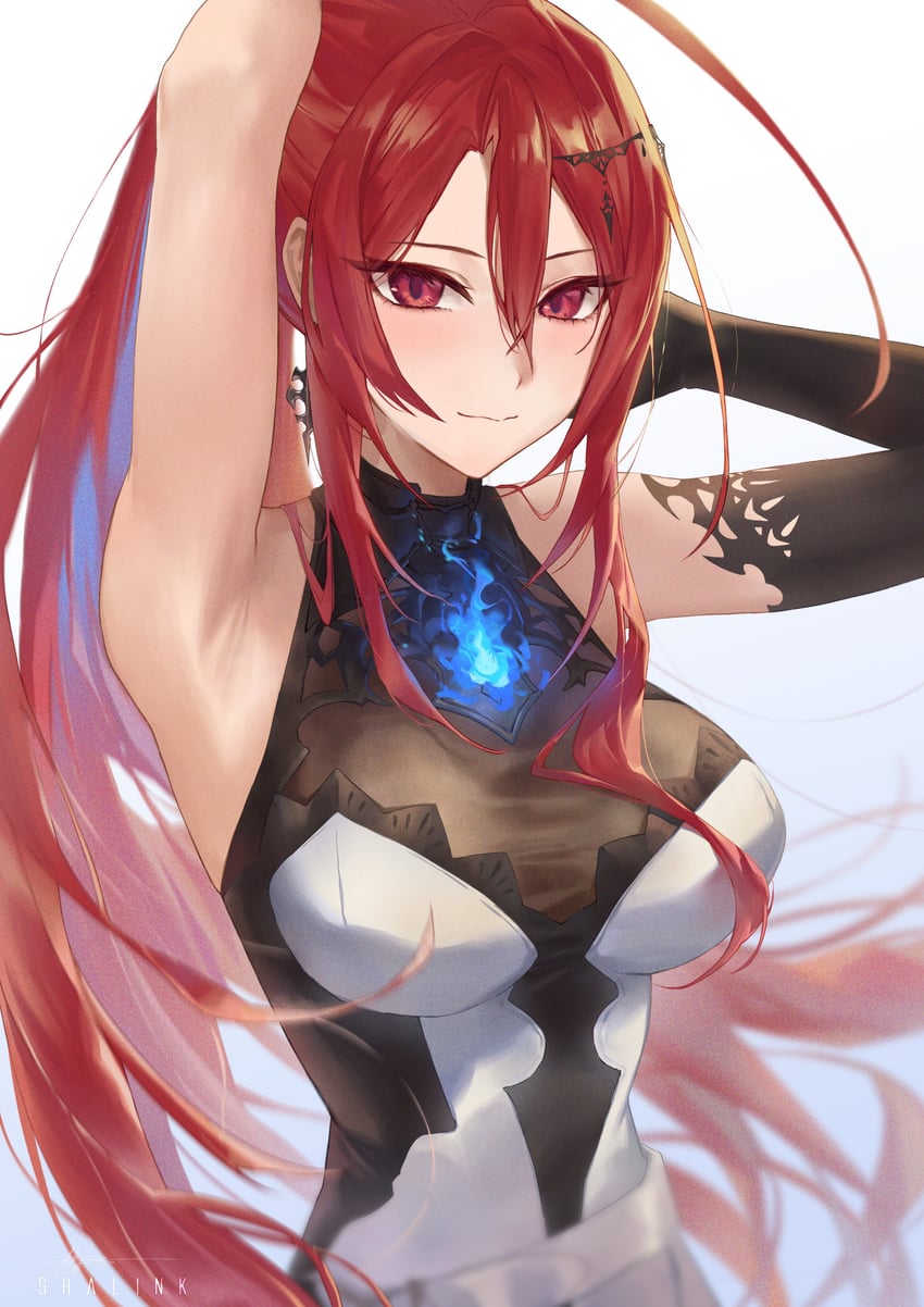 elizabeth rose bloodflame (hololive and 1 more) drawn by shalink