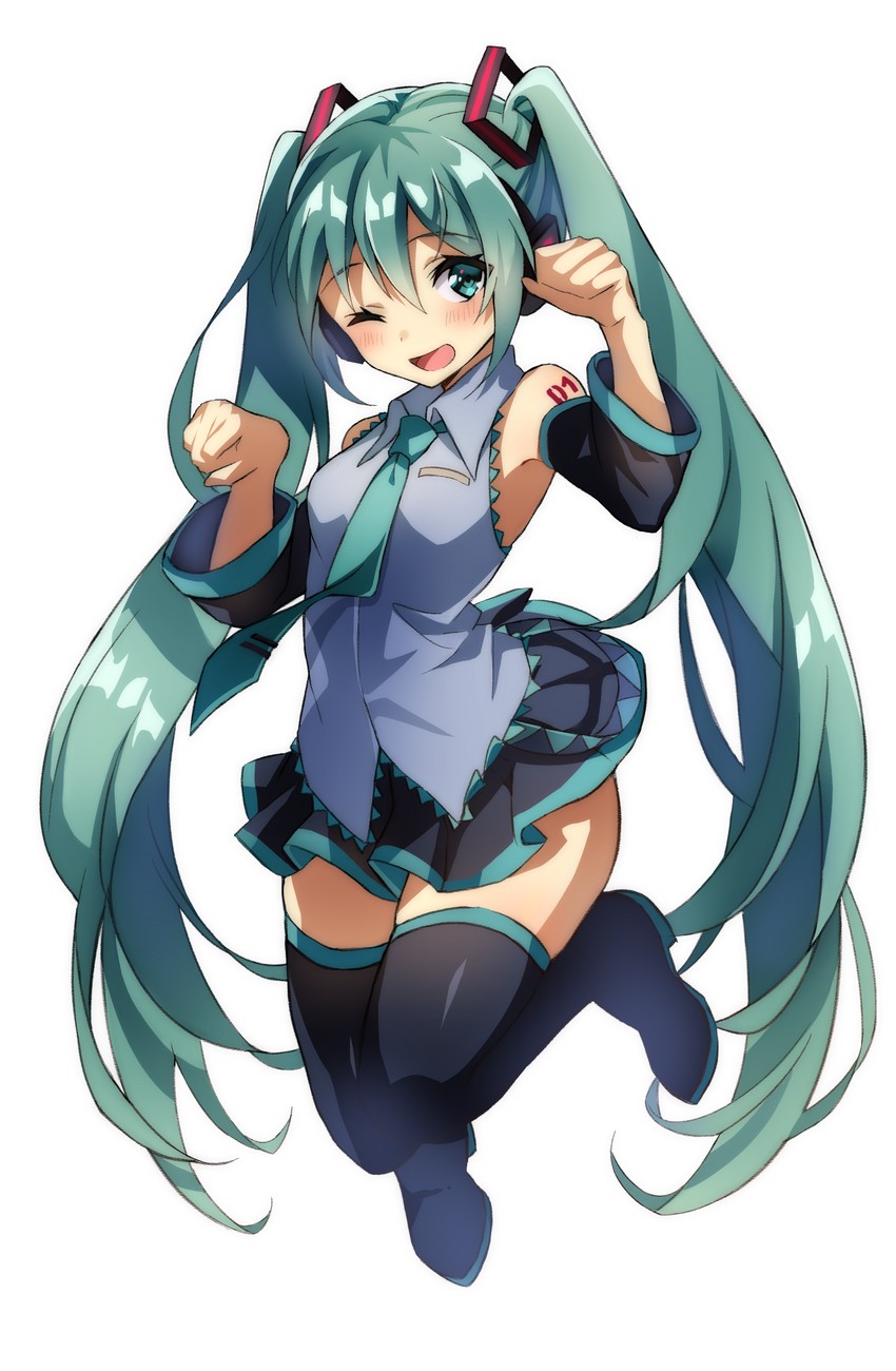 hatsune miku (vocaloid) drawn by natsuki_iori