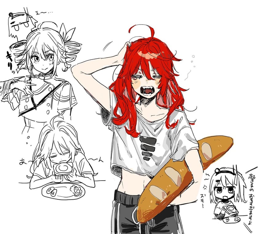 kasane teto and adachi rei (utau and 2 more) drawn by iwashi_(wawaisi_iwasi)