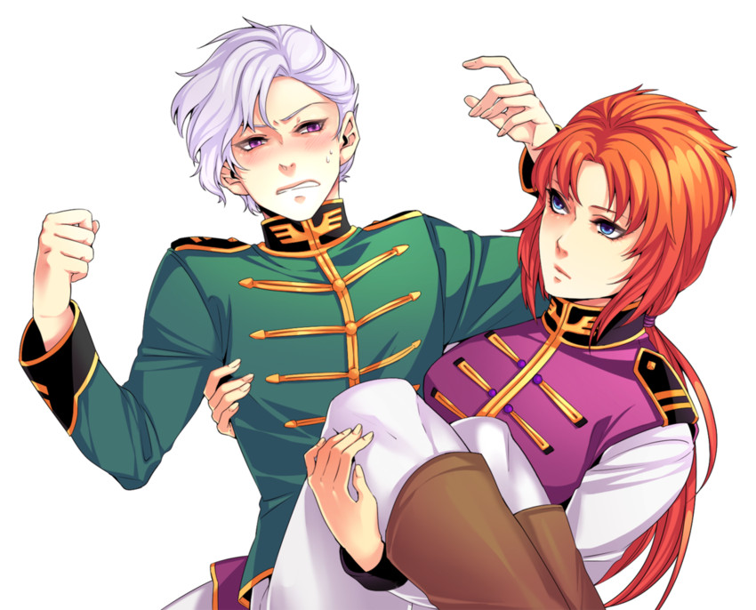 marida cruz and angelo sauper (gundam and 1 more) drawn by itsmefool