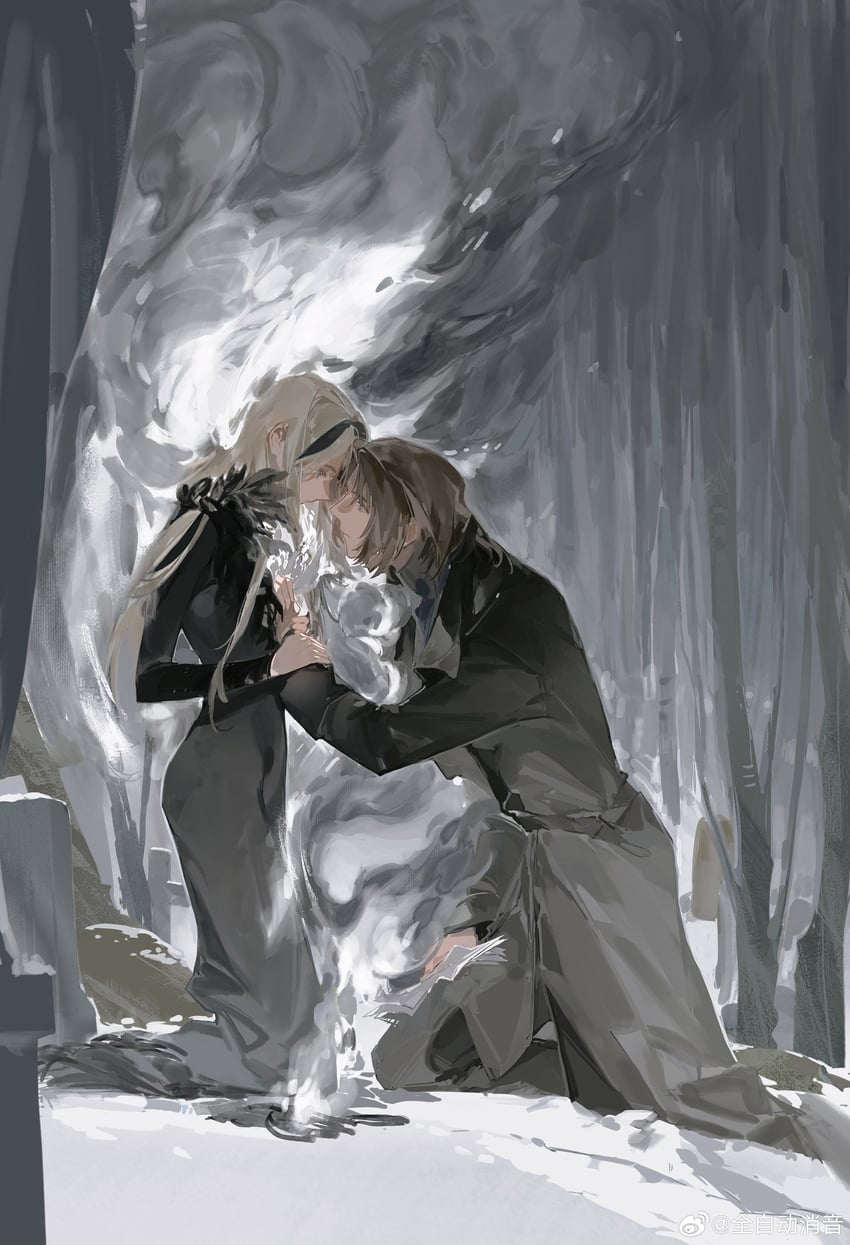 belarus and lithuania (axis powers hetalia) drawn by quan_zidong_xiaoyin