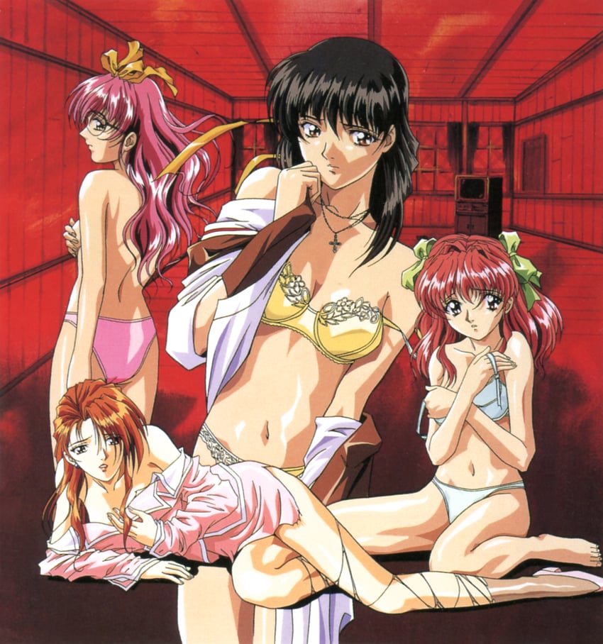 takashima kumi, asakawa kotomi, sakaki miyuki, and sekigawa rika (saku and 1 more)