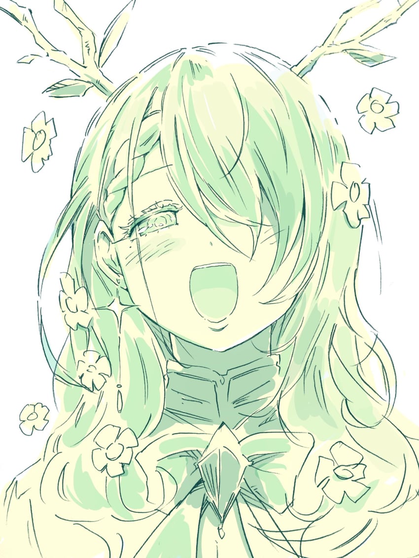 ceres fauna (hololive and 1 more) drawn by segablue