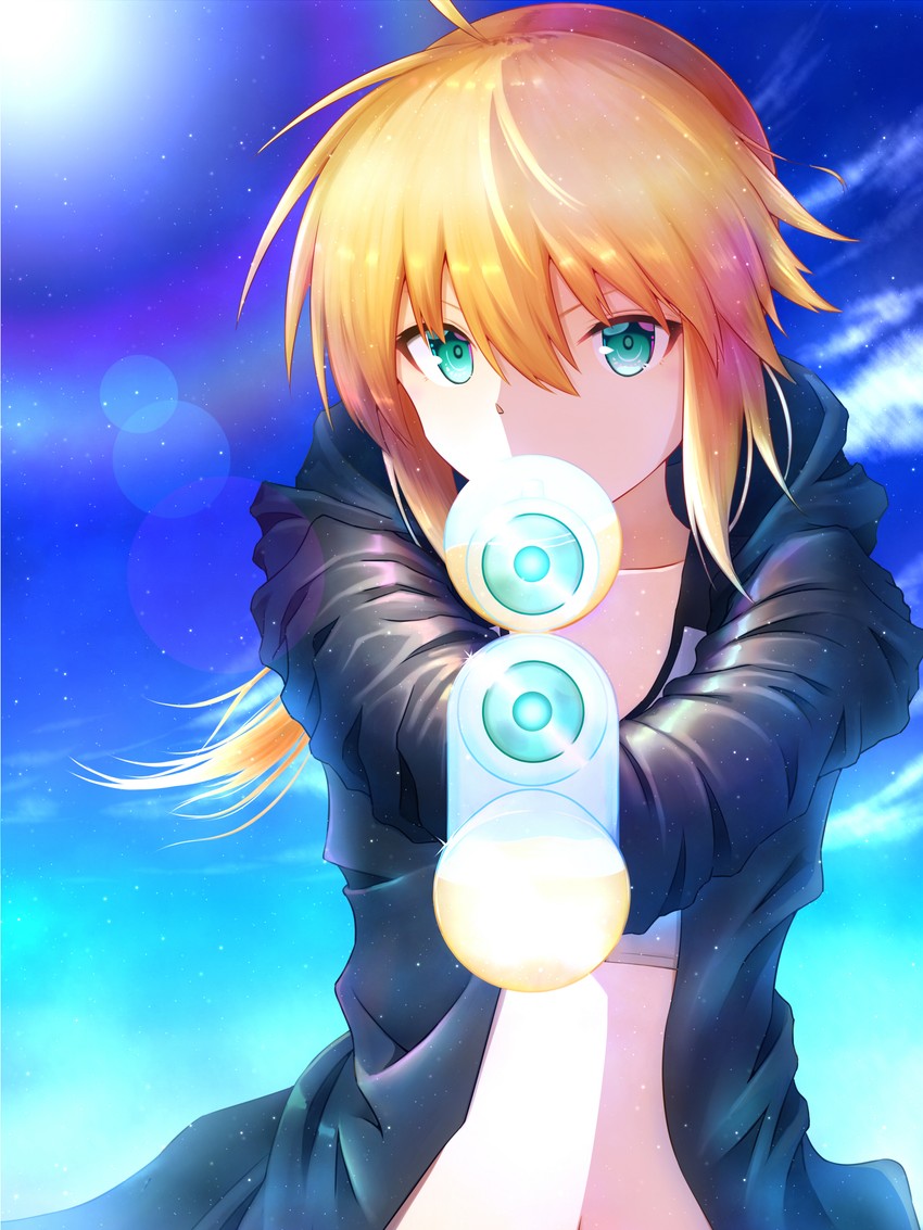 artoria pendragon (fate and 1 more) drawn by myudo-0323