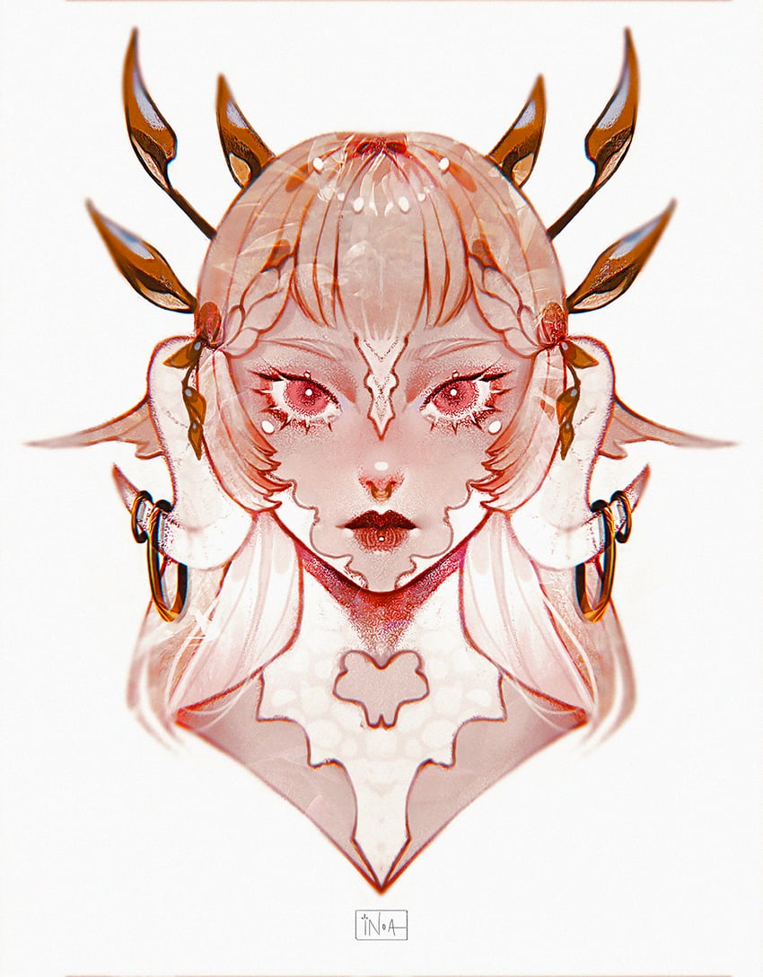 warrior of light (final fantasy and 1 more) drawn by inoaart