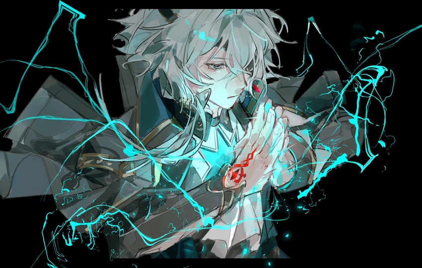 anaxa (honkai and 2 more) drawn by bai_zhong