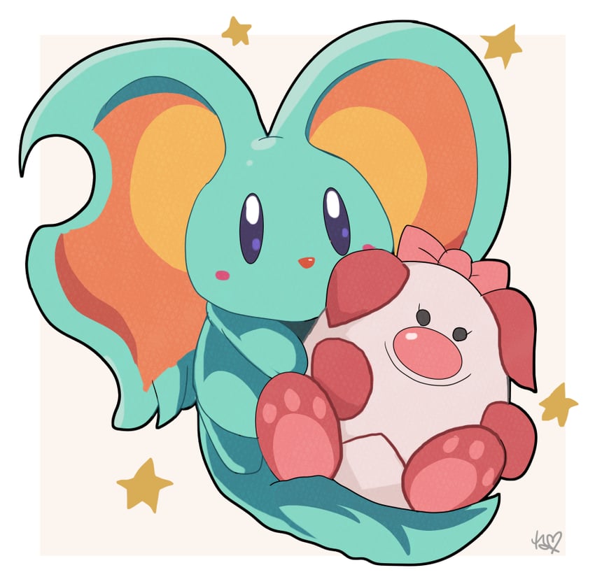 elfilin and wondy (kirby and 1 more) drawn by rem_(eyes_410)
