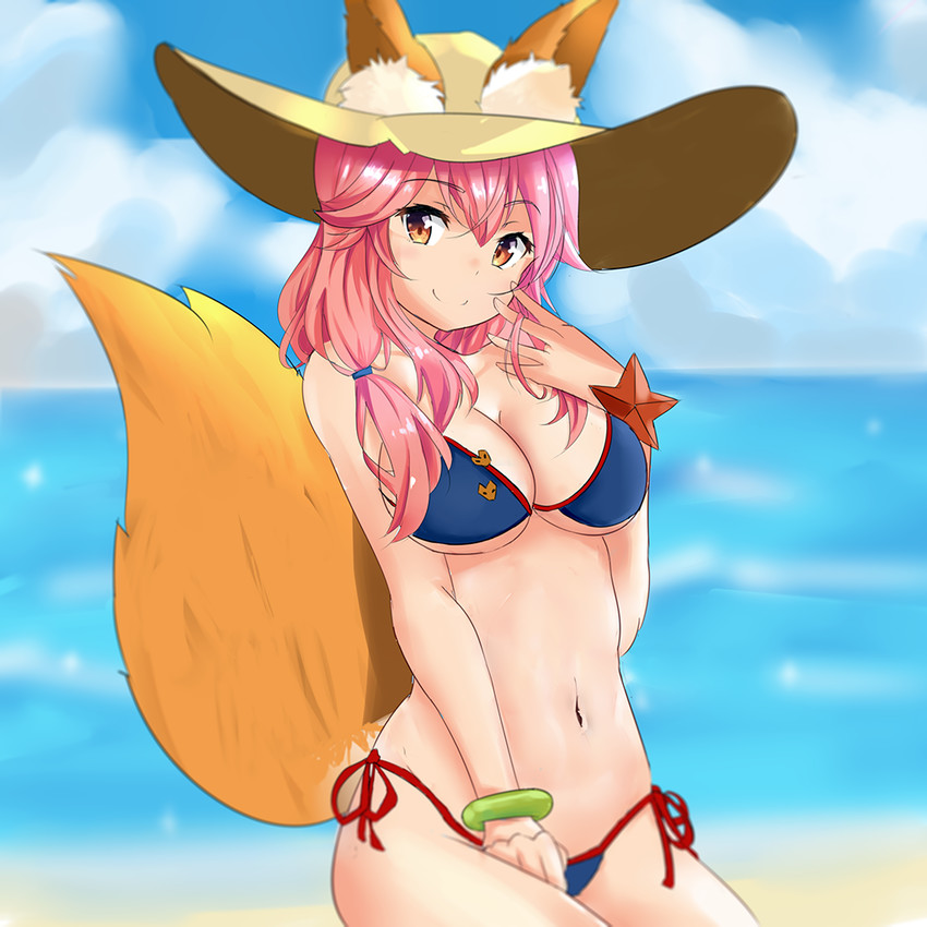 tamamo and tamamo no mae (fate and 1 more) drawn by kyoze_(dajoubf33)