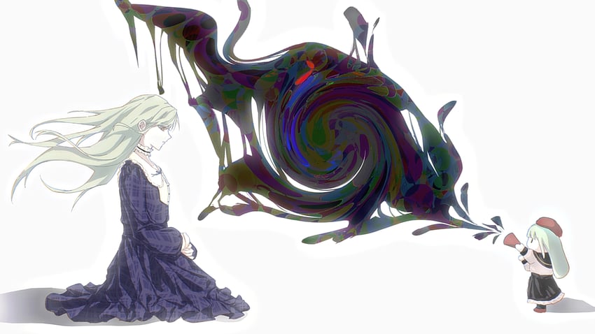 wakaba mutsumi and mortis (bang dream! and 1 more) drawn by bolanzhe_kuangyu