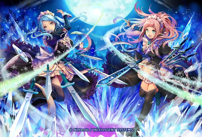 felicia and flora (fire emblem and 2 more) drawn by konfuzikokon