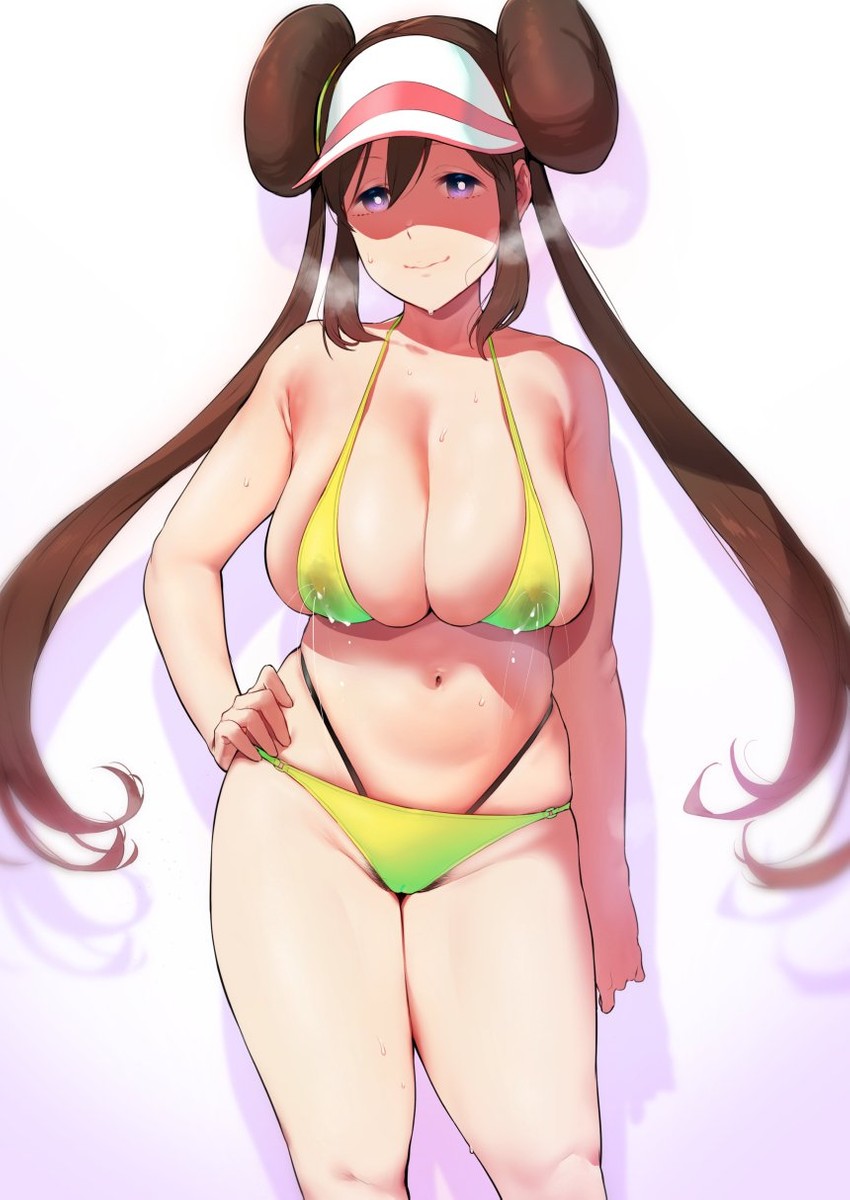 rosa (pokemon and 1 more) drawn by ikuchan_kaoru