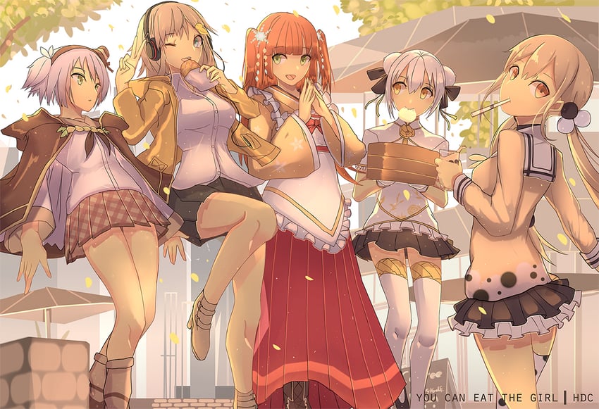 xiaoyuan, xiaoguang, long'er, xiaoru, and guoguo (you can eat the girl) drawn by weyas_kayur