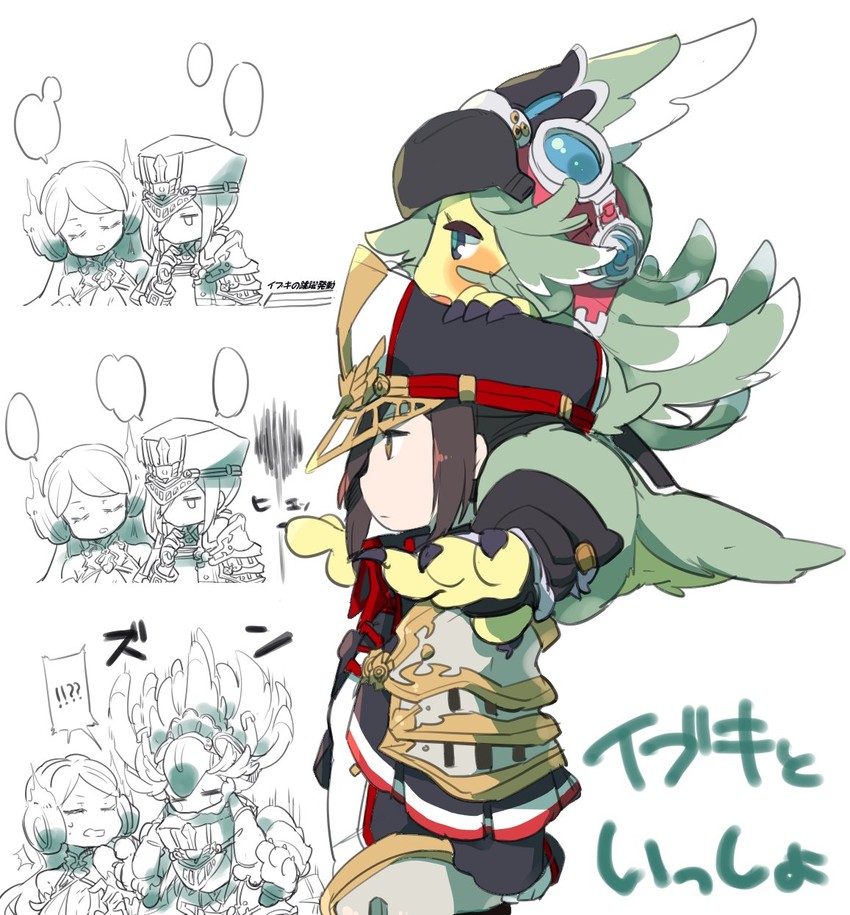 morag ladair, brighid, and finch (xenoblade chronicles and 1 more) drawn by takumi_(tkm_as)