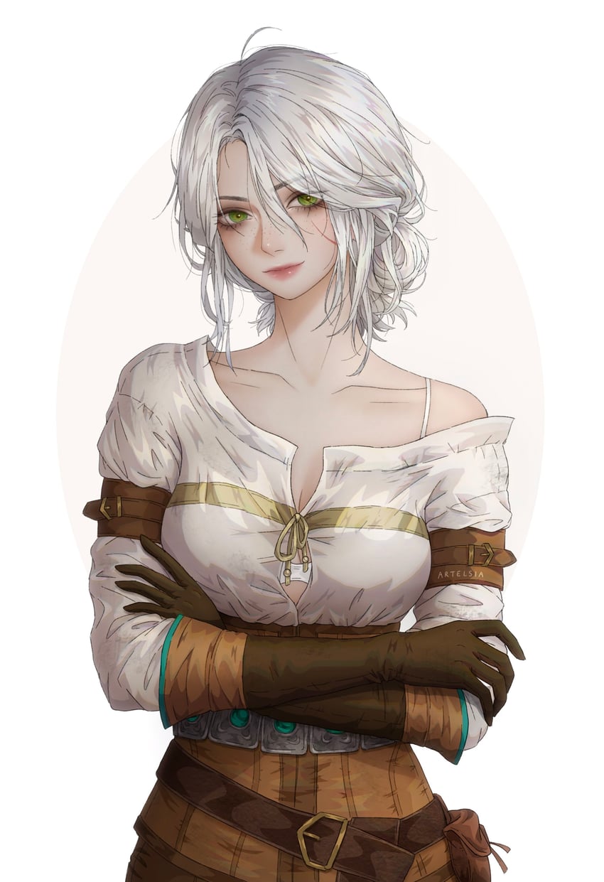 ciri (the witcher and 1 more) drawn by artelsia
