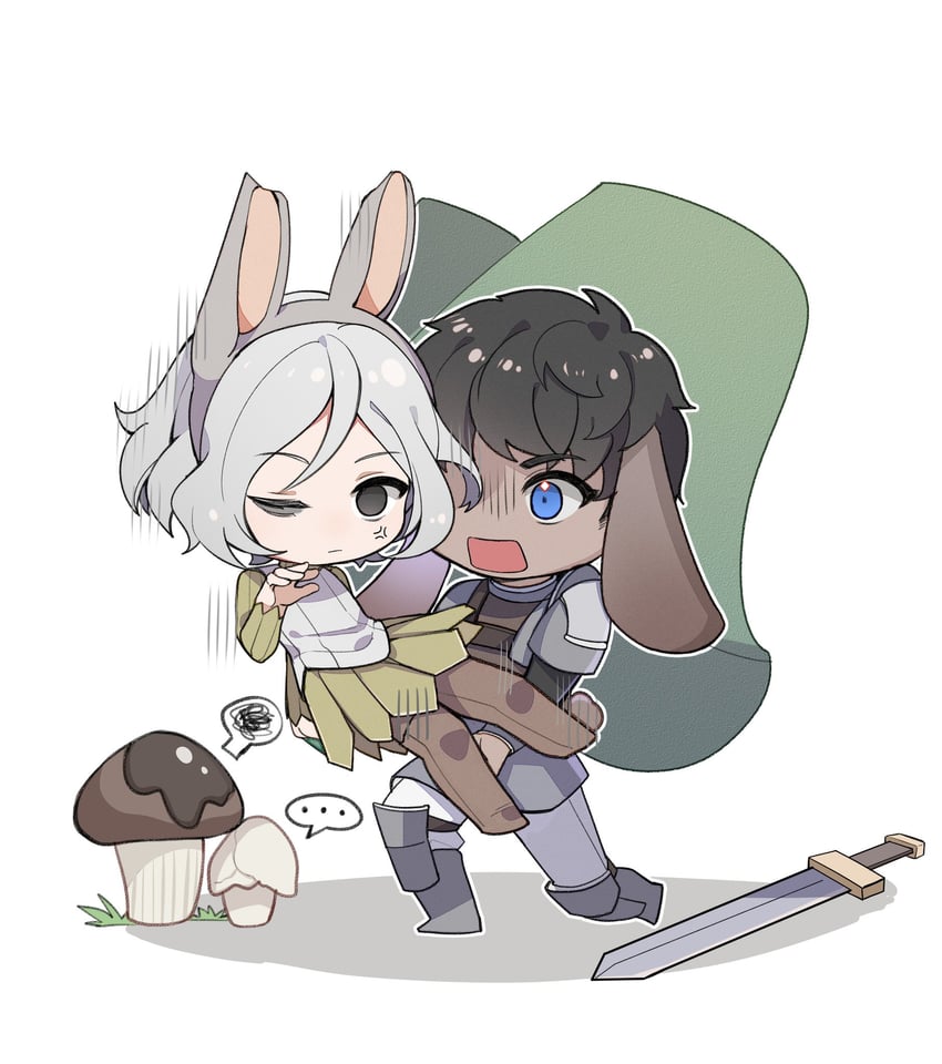 mithrun and kabru (dungeon meshi) drawn by diao_mao_de_yu_shushu