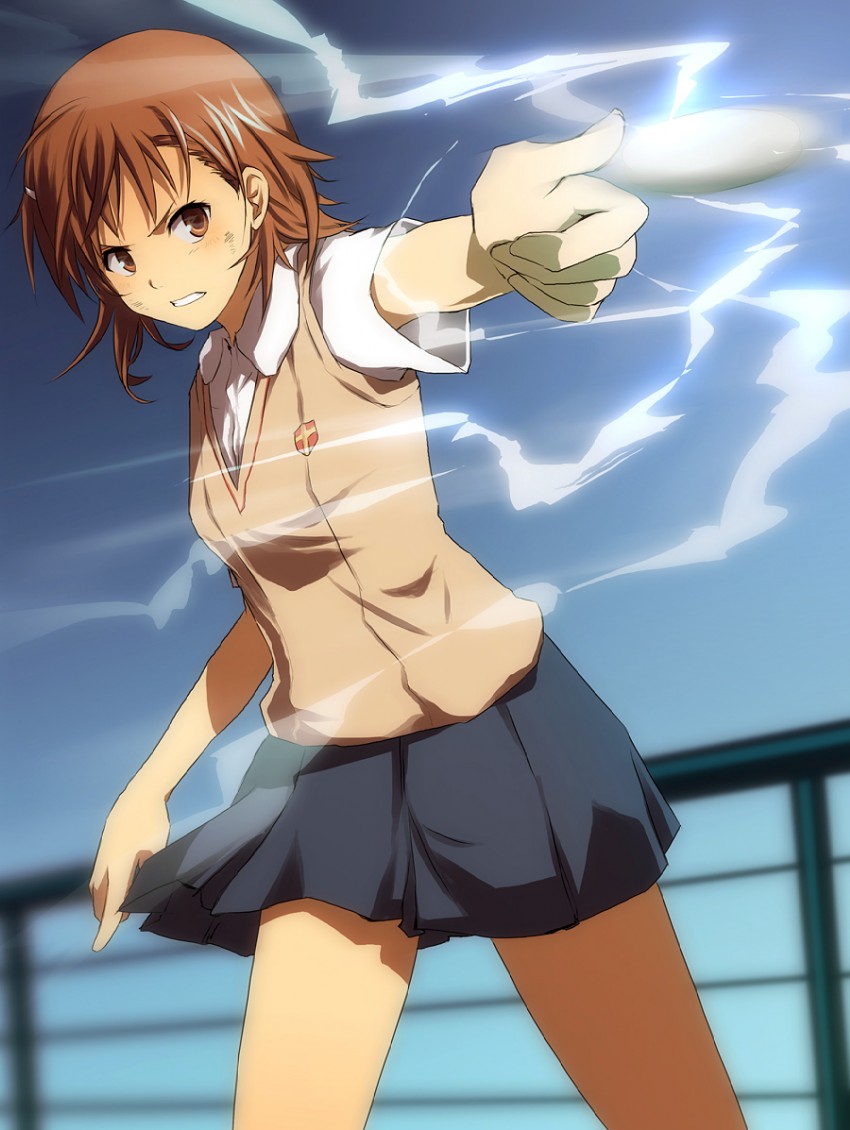 misaka mikoto (toaru majutsu no index and 1 more) drawn by nuriko-kun