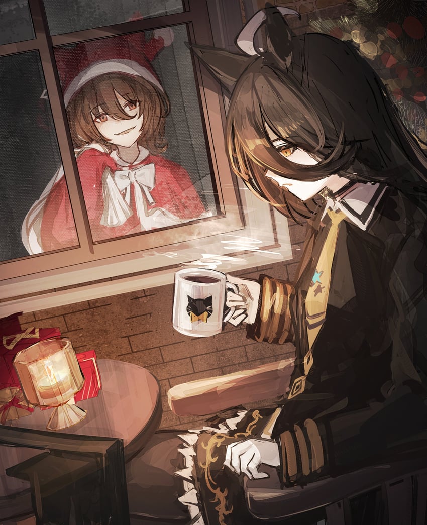 agnes tachyon and manhattan cafe (umamusume) drawn by siena_(moratoriummaga)