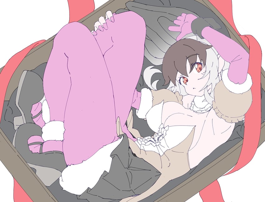 brown long-eared bat (kemono friends and 1 more) drawn by lowlandgorilla