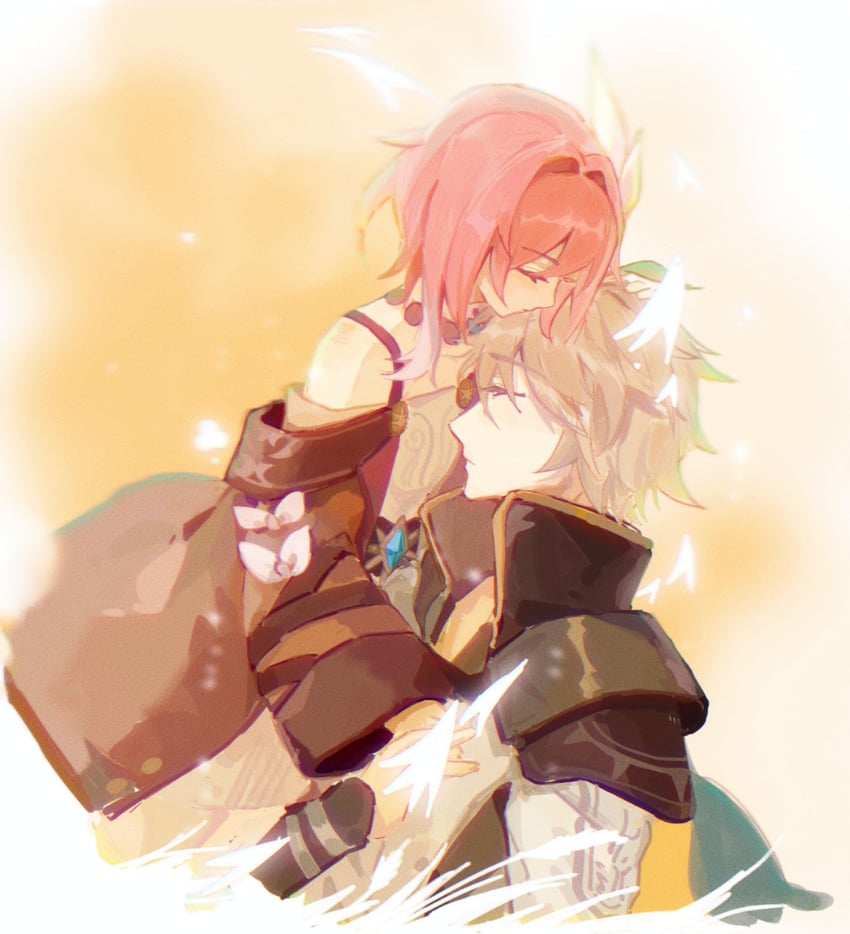 phainon and cyrene (honkai and 1 more) drawn by ljunzuozhetabuxingdemeng