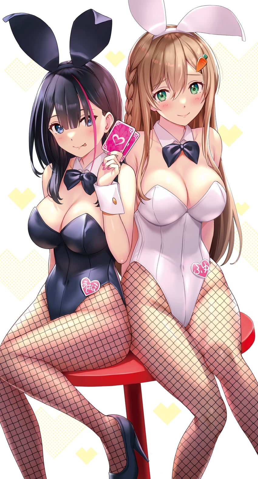 sakuraba fuyu and tsukuyomi akiho (imouto wa kanojo ni dekinai no ni) drawn by sankuro_(agoitei)