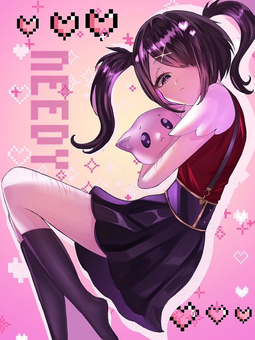 ame-chan and pien cat (needy girl overdose) drawn by b33300_00