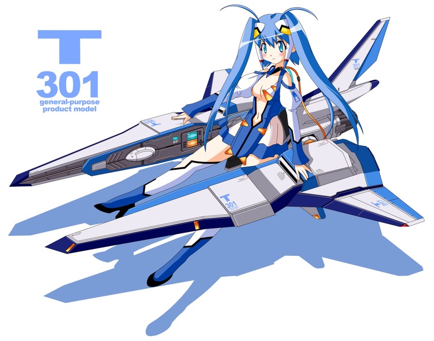 vic viper and aoba anoa (otomedius and 1 more) drawn by rindou_(awoshakushi)