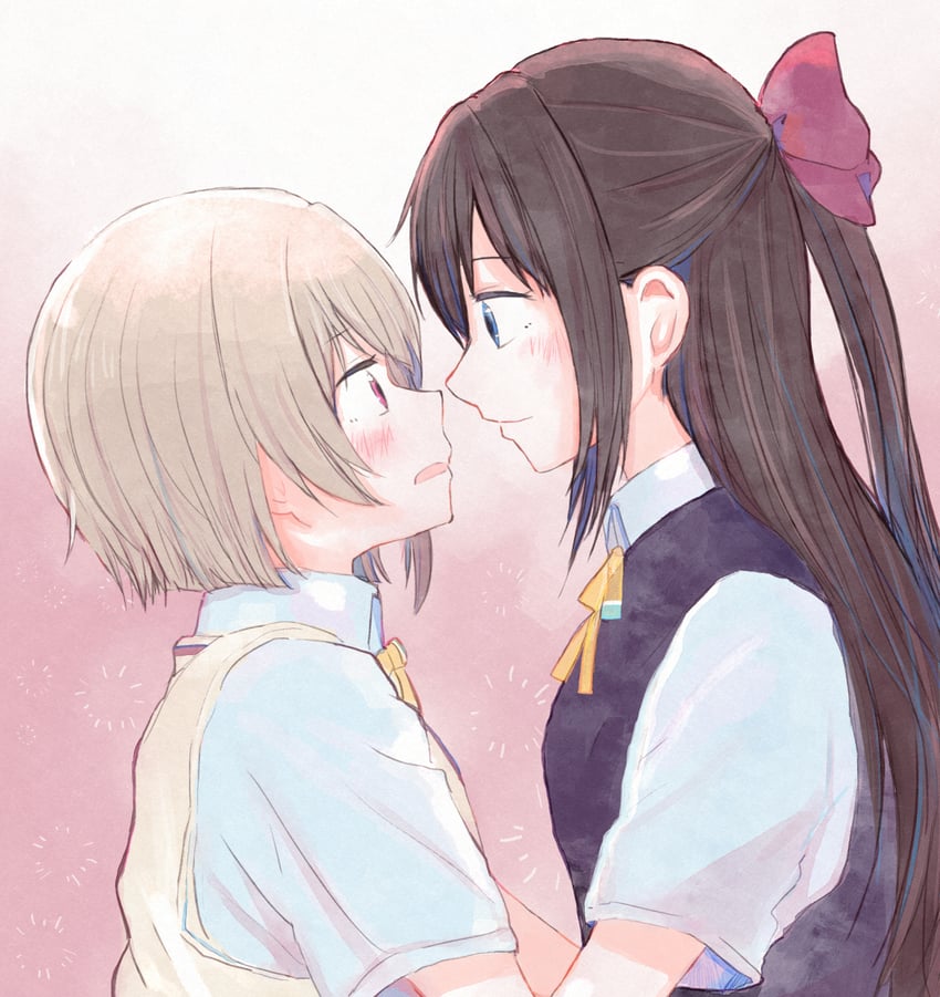 osaka shizuku and nakasu kasumi (love live! and 1 more) drawn by penthebrock
