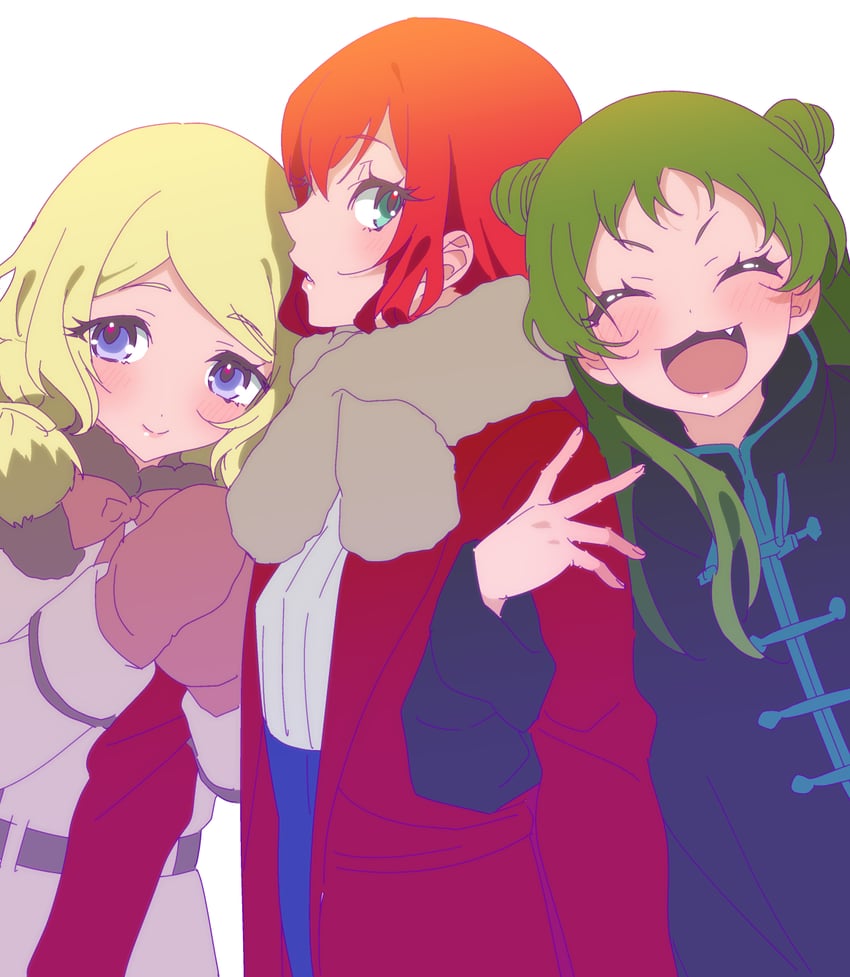 renjouji beru, morizono wakana, and takanashi otoha (pretty series and 2 more) drawn by zashima