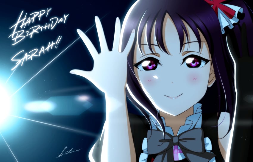 kazuno sarah (love live! and 1 more) drawn by shiratama_(siratama_ll)
