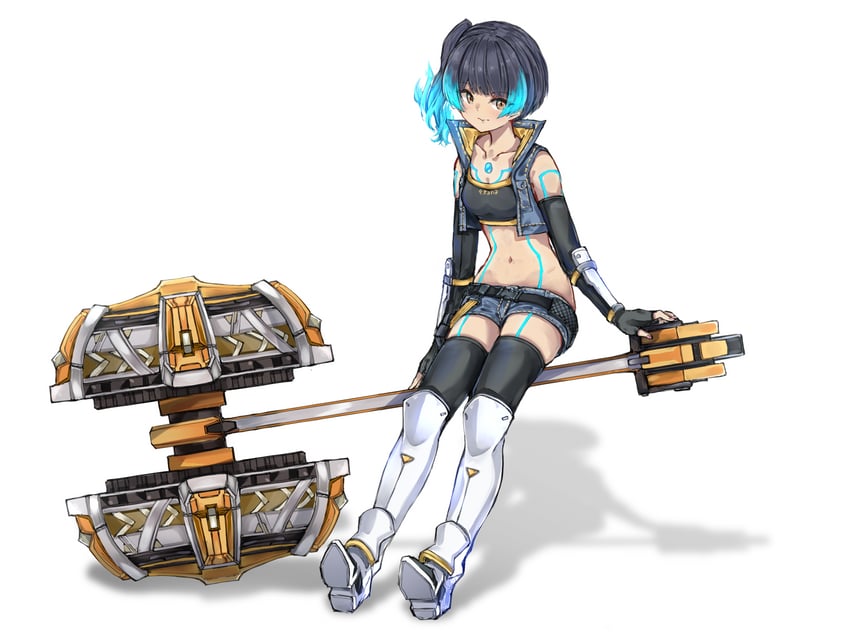 sena (xenoblade chronicles and 1 more) drawn by sarasadou_dan