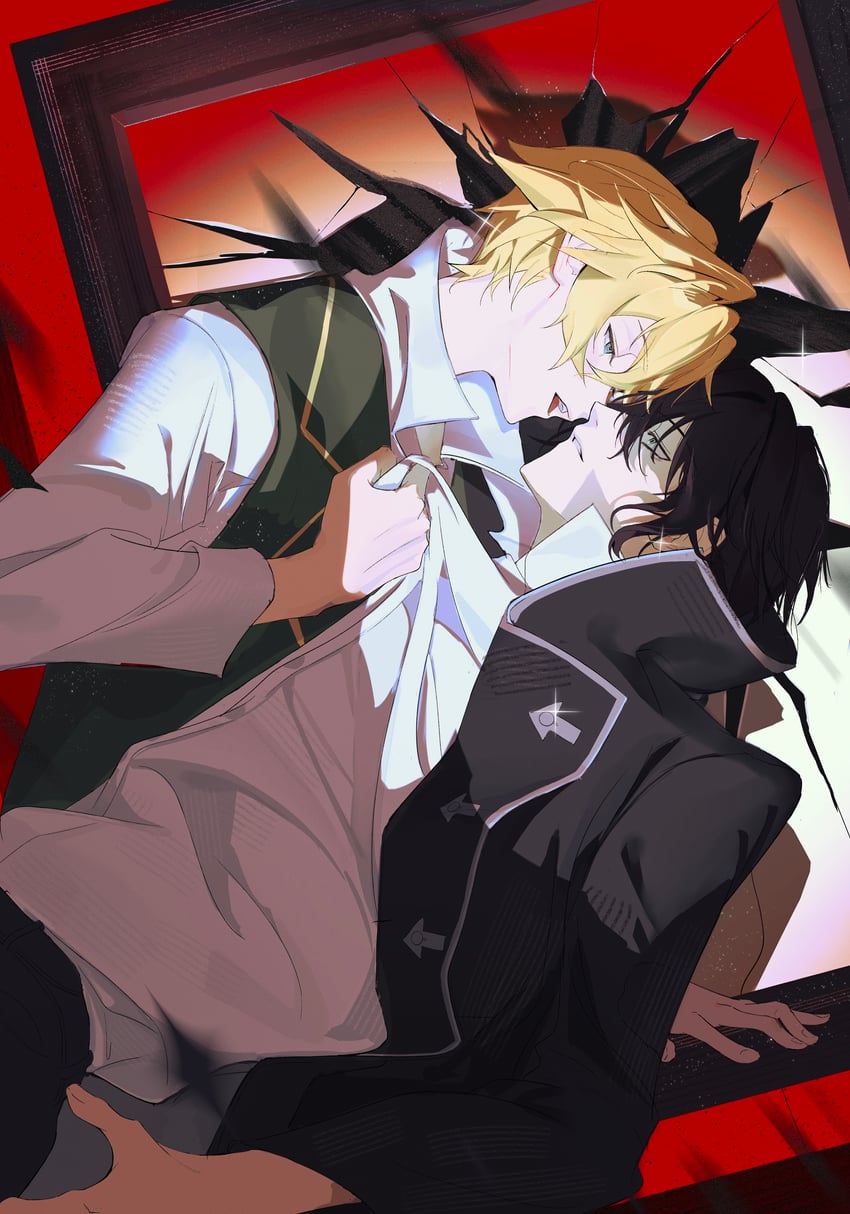 oz vessalius and gilbert nightray (pandora hearts) drawn by sakanaqingyu