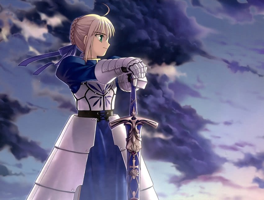 artoria pendragon and saber (fate and 1 more) drawn by takeuchi_takashi
