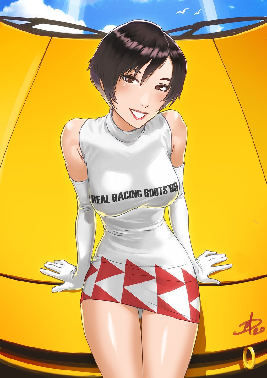 nagase reiko (ridge racer and 1 more) drawn by polarityplus