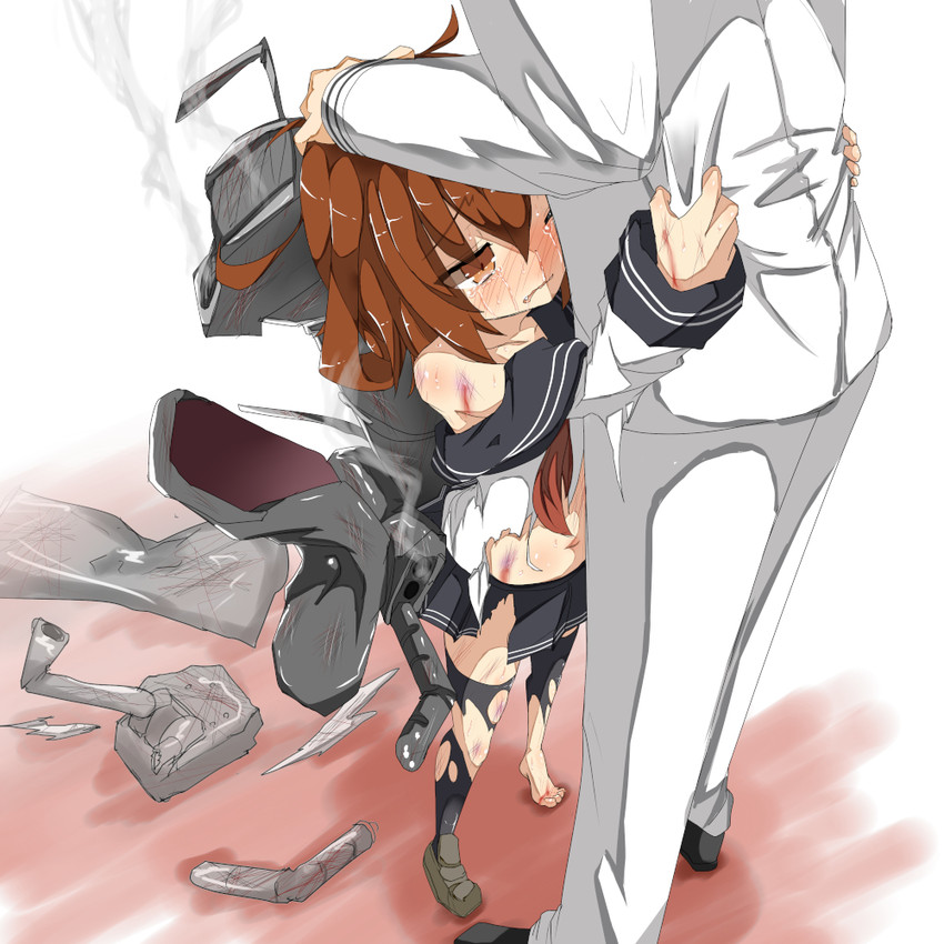 admiral and ikazuchi (kantai collection) drawn by beize_(garbage)