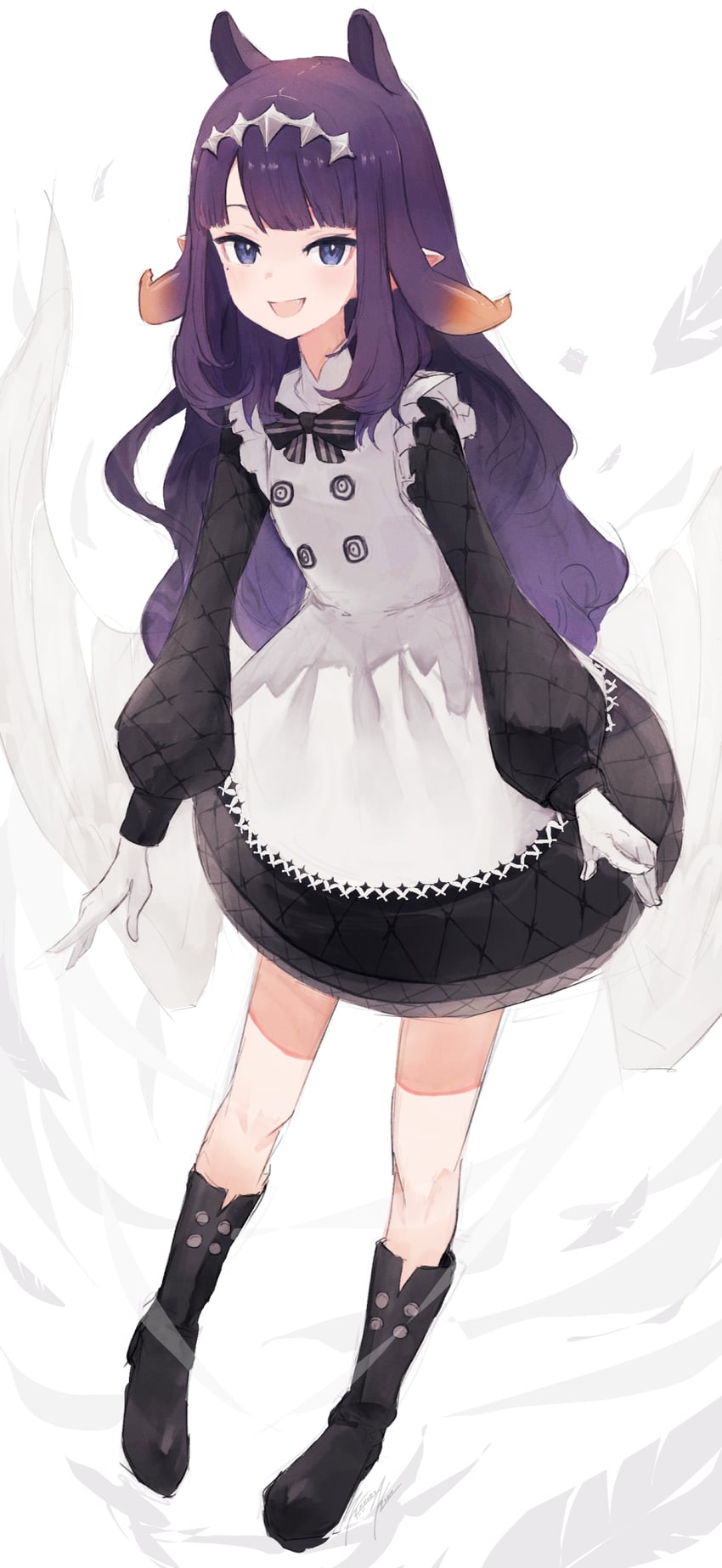 ninomae ina'nis (hololive and 1 more) drawn by punished_pigeon