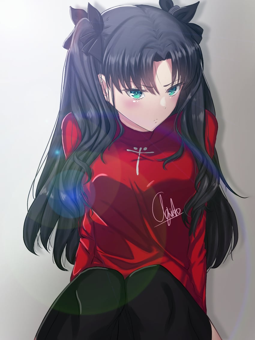 tohsaka rin (fate and 1 more) drawn by agitofox
